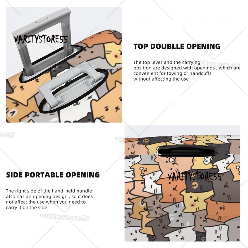 Husă pentru bagaje, pisică, pisică, colorată, personalizată, pentru bagaje, valiză de călătorie, huse de protecție, costum pentru 18-32 inch