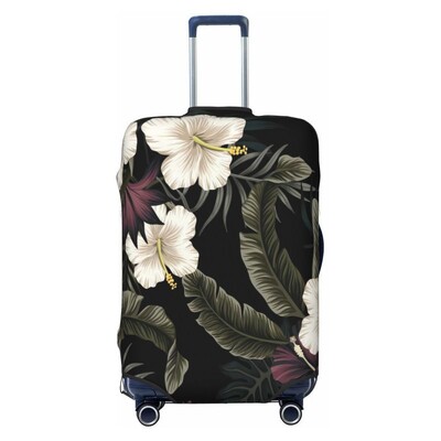 Palmu lapu zieds Biezs elastīgs bagāžas aizsargapvalks rāvējslēdzēja uzvalks somai Čemodāna pārsegi Ratiņu pārsegs ceļojumi