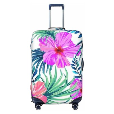 Palmu lapu zieds Biezs elastīgs bagāžas aizsargapvalks rāvējslēdzēja uzvalks somai Čemodāna pārsegi Ratiņu pārsegs ceļojumi