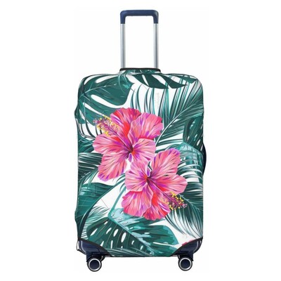 Palmu lapu zieds Biezs elastīgs bagāžas aizsargapvalks rāvējslēdzēja uzvalks somai Čemodāna pārsegi Ratiņu pārsegs ceļojumi