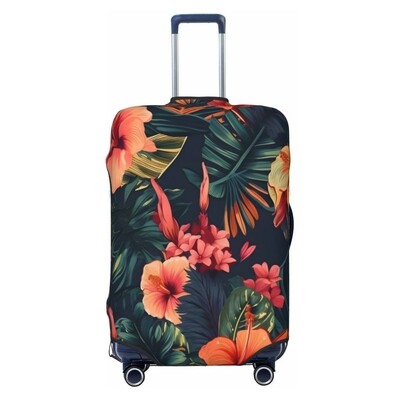Palmu lapu zieds Biezs elastīgs bagāžas aizsargapvalks rāvējslēdzēja uzvalks somai Čemodāna pārsegi Ratiņu pārsegs ceļojumi