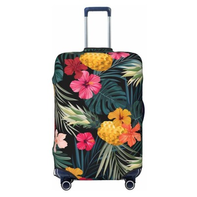 Palmu lapu zieds Biezs elastīgs bagāžas aizsargapvalks rāvējslēdzēja uzvalks somai Čemodāna pārsegi Ratiņu pārsegs ceļojumi