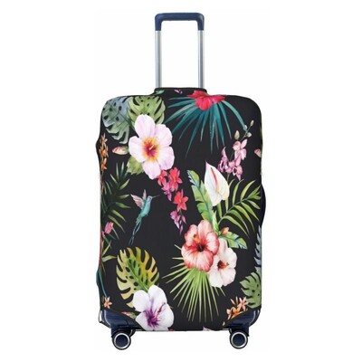 Palmu lapu zieds Biezs elastīgs bagāžas aizsargapvalks rāvējslēdzēja uzvalks somai Čemodāna pārsegi Ratiņu pārsegs ceļojumi