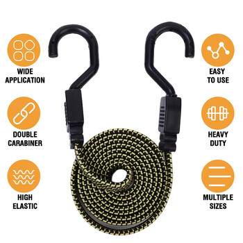 Riding Elastic Multifunctional Binding Rope for Camping Equipment Tents Αποθήκευση δεμάτων Courier Μεταφορές φορτίου Ανταλλακτικό