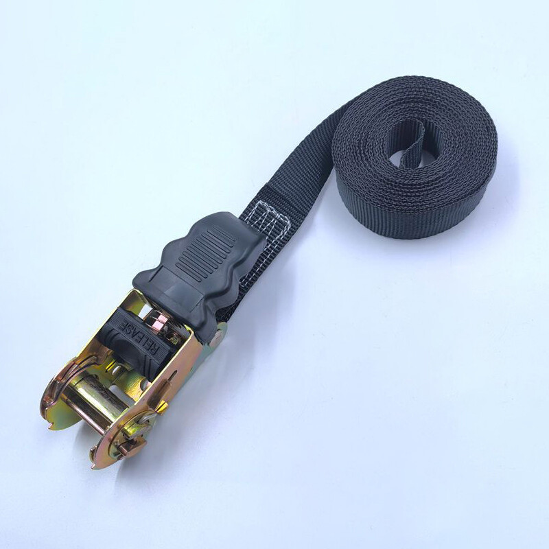 Legătură de fixare reglabilă pentru transportul în siguranță a bagajelor pentru mașini și camioane pentru sarcini grele Curea frontală cu clichet pentru marfă cu cataramă metalică