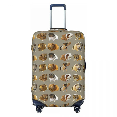 Pielāgotas modes jūrascūciņu parādes bagāžas pārsegs Modes dzīvnieku čemodānu aizsargapvalki uzvalks 18-32 collām