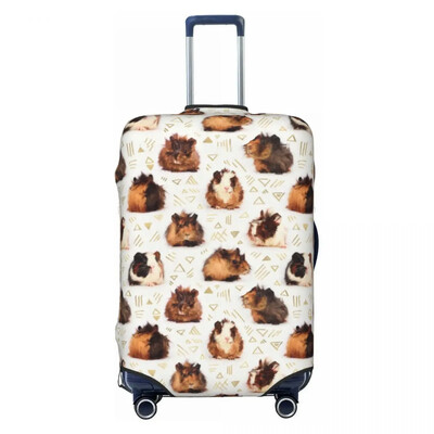Pielāgotas modes jūrascūciņu parādes bagāžas pārsegs Modes dzīvnieku čemodānu aizsargapvalki uzvalks 18-32 collām