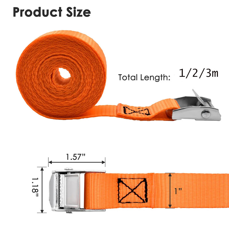 Curele de fixare Curele de ancorare reglabile Curele cu clichet Curele de fixare cu clichet rezistente Curele de încărcare cu cataramă cu came Suitab