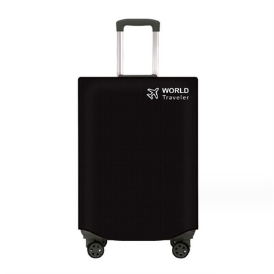 24/26/28/30 inch Husă nețesă neagră pentru bagaje Valisă pentru cărucior rezistentă la praf Husă de protecție pentru bagaje, rezistentă la uzură, anti-zgâriere