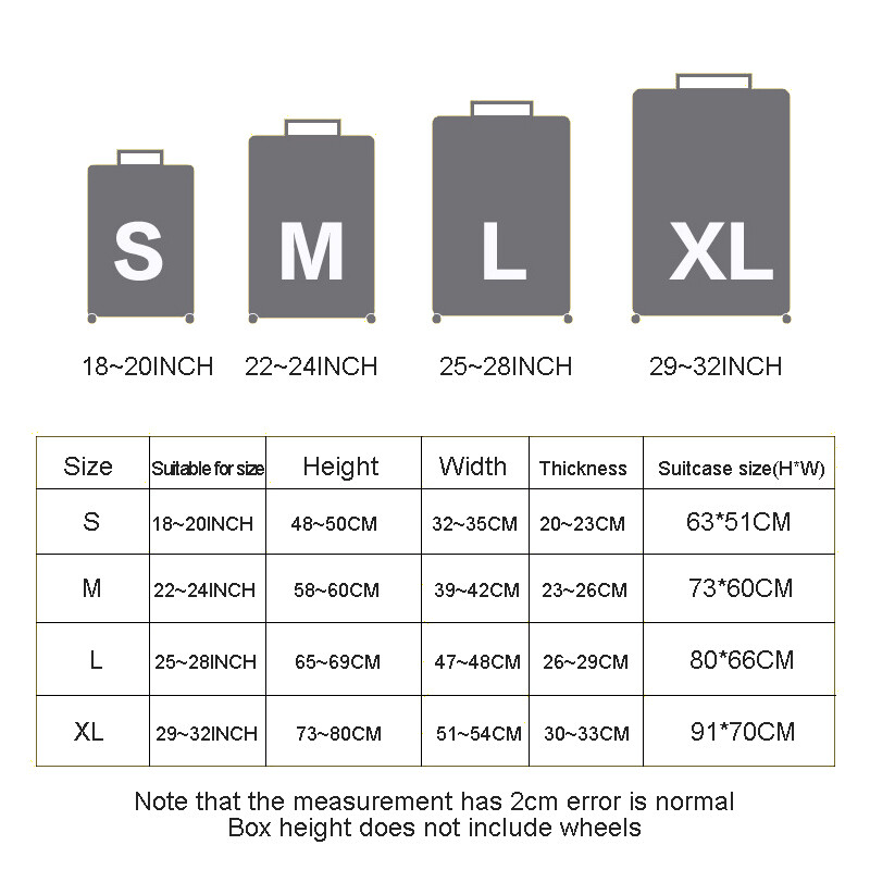 Husă de bagaje cu elasticitate ridicată pentru valiză Husă de protecție îngroșată, rezistentă la praf, lavabilă cu fermoar ascuns pentru 18-32 inci