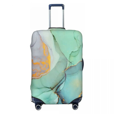 Personalizat de lux violet textura abstractă marmură model husă pentru bagaje drăguț valiză protectoare acoperă costum pentru 18-32 inch