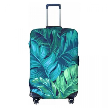 Hot Sale-- Tropical Leaves Εκτυπώσεις κάλυμμα βαλίτσας Πρακτική επαγγελματική προστασία θήκη αποσκευών Holiday