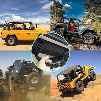 Λαβή λαβής αυτοκινήτου 1 PC για Jeep Wrangler YJ TJ JK JL JKU 1987-2018 Μπάρα λαβής Καρτέλα έλξης Αξεσουάρ χειρολισθήρων ασφαλείας εσωτερικού αυτοκινήτου