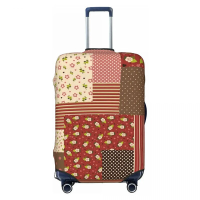 Husă pentru valiză cu buline în dungi de epocă, alb-negru, cu protecție practică pentru călătorii, pentru vacanta