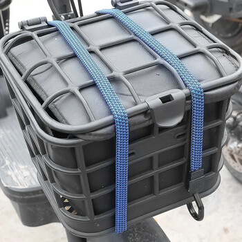 Ελαστικά κορδόνια Bungees με Hook Heavy Duty Luggage Bungee Strap Αντιολισθητικό επίπεδο ελαστικό σχοινί για μοτοσικλέτες Movin