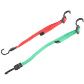 2 gab. āķa bagāžas virve Plakanas gumijas auklas ar āķiem Elastīgas smagas 5000X420X300CM kravas siksnas, karabīne