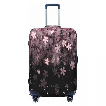 Sakura Starry Sky κάλυμμα βαλίτσας Flower Travel Vacation Ελαστική θήκη αποσκευών