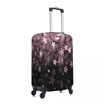 Sakura Starry Sky κάλυμμα βαλίτσας Flower Travel Vacation Ελαστική θήκη αποσκευών