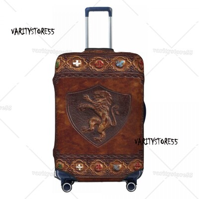 Huse de bagaje personalizate, amuzante, turcoaz, cu aspect texturat