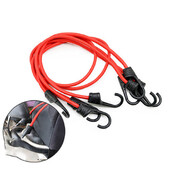 1gb elastīgas gumijas auklas bagāžas siksnas Virvju āķi stiepjas kaklasaite ārā