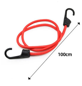 1gb elastīgas gumijas auklas bagāžas siksnas Virvju āķi stiepjas kaklasaite ārā