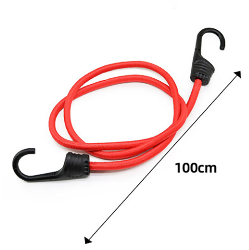 1gb elastīgas gumijas auklas bagāžas siksnas Virvju āķi stiepjas kaklasaite ārā