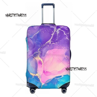 Personalizat de lux albastru abstract texturi marmură model husă protectoare pentru bagaje elastice valiză de călătorie