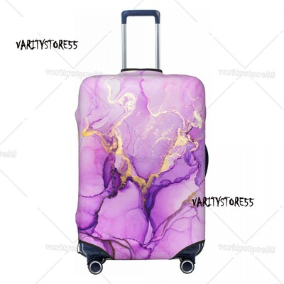 Personalizat de lux albastru abstract texturi marmură model husă protectoare pentru bagaje elastice valiză de călătorie