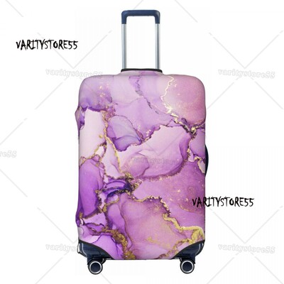 Personalizat de lux albastru abstract texturi marmură model husă protectoare pentru bagaje elastice valiză de călătorie