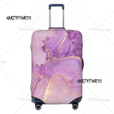 Personalizat de lux albastru abstract texturi marmură model husă protectoare pentru bagaje elastice valiză de călătorie