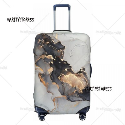 Personalizat de lux albastru abstract texturi marmură model husă protectoare pentru bagaje elastice valiză de călătorie