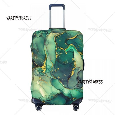 Personalizat de lux albastru abstract texturi marmură model husă protectoare pentru bagaje elastice valiză de călătorie