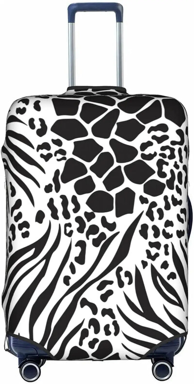 Navlaka za kovčeg Zebra dizajna Crno-bijele pruge Štitnik za putovanje na krstarenju Praktični pribor za prtljagu na odmoru