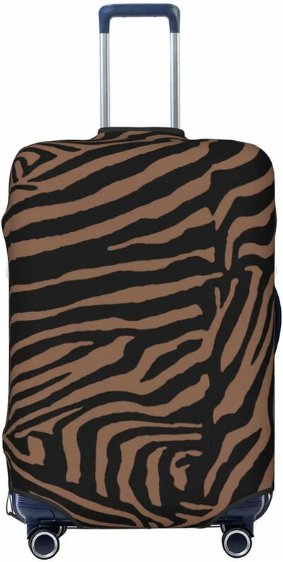 Navlaka za kovčeg Zebra dizajna Crno-bijele pruge Štitnik za putovanje na krstarenju Praktični pribor za prtljagu na odmoru