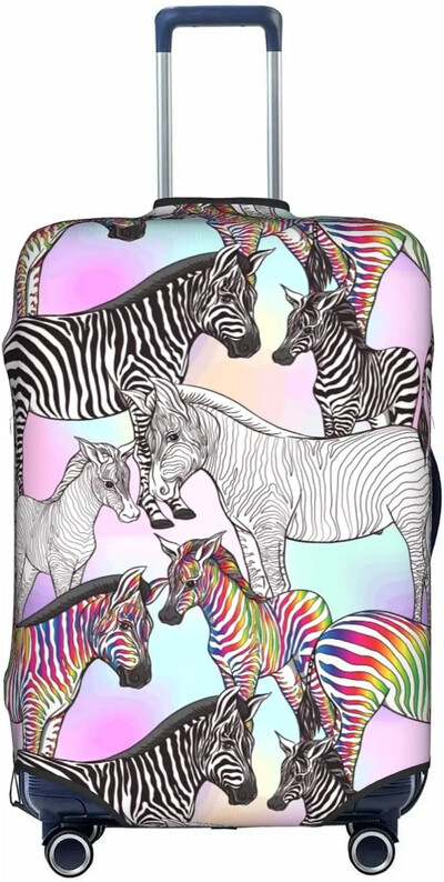 Navlaka za kovčeg Zebra dizajna Crno-bijele pruge Štitnik za putovanje na krstarenju Praktični pribor za prtljagu na odmoru