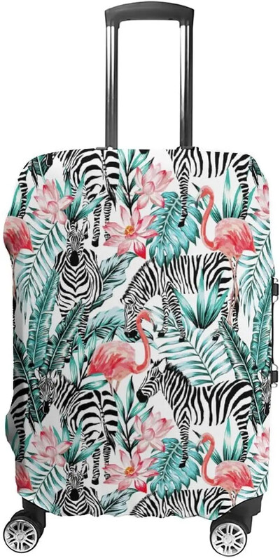 Navlaka za kovčeg Zebra dizajna Crno-bijele pruge Štitnik za putovanje na krstarenju Praktični pribor za prtljagu na odmoru