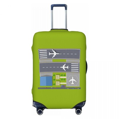 Avion personalizat inimă zbor avion cadou husă pentru bagaje valiză de călătorie elastică huse de protecție se potrivește 18-32 inch