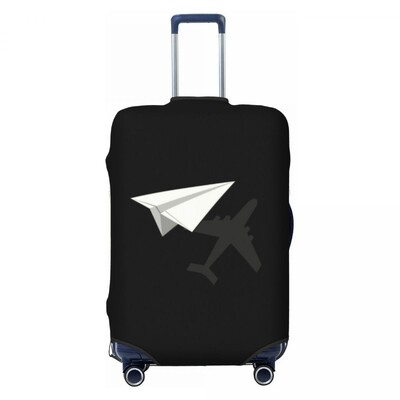 Avion personalizat inimă zbor avion cadou husă pentru bagaje valiză de călătorie elastică huse de protecție se potrivește 18-32 inch