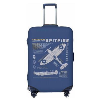 Avion personalizat inimă zbor avion cadou husă pentru bagaje valiză de călătorie elastică huse de protecție se potrivește 18-32 inch