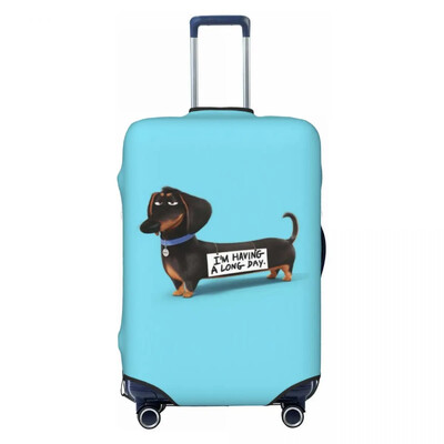 Κάλυμμα βαλίτσας γκράφιτι μόδας Pug Dog Cartoon Πρακτική προστασία ταξιδιού Αξεσουάρ αποσκευών Διακοπές