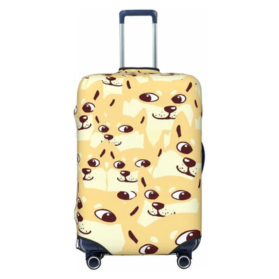 Κάλυμμα βαλίτσας γκράφιτι μόδας Pug Dog Cartoon Πρακτική προστασία ταξιδιού Αξεσουάρ αποσκευών Διακοπές