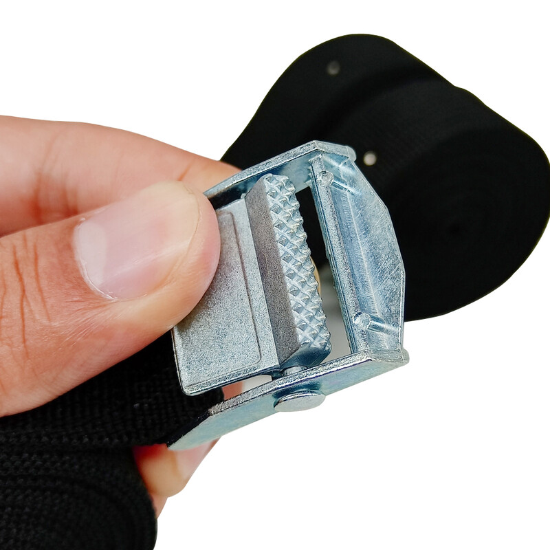 3Pcs 1M Kopča Pojas za vezivanje Cargo trake za automobil motocikl s metalnom kopčom Uže za vuču Snažan remen sa čegrtaljkom za prtljagu