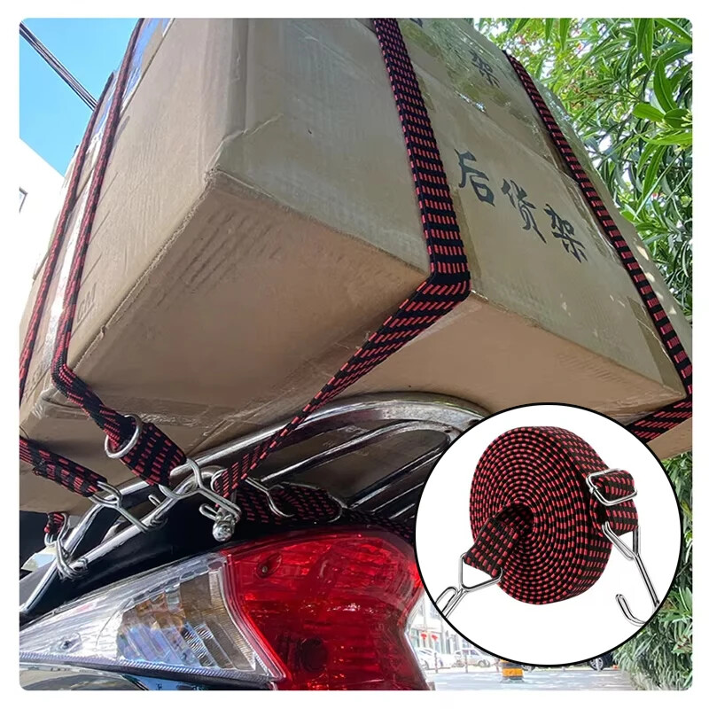 Elastice pentru biciclete pentru motociclete Cârlige din cauciuc pentru frânghie pentru bagaje Cârlige pentru frânghie pentru biciclete Legată pentru portbagaj pentru acoperiș Curea Banda fixă Accesorii pentru moto