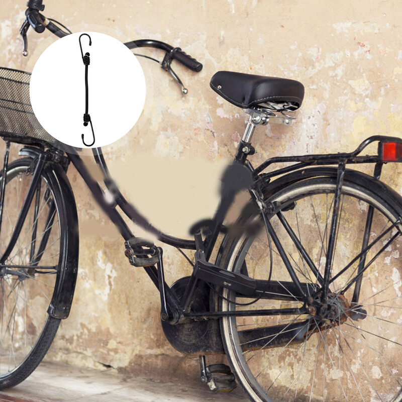 4 gab. Kravas siksna Velosipēda bagāžas siksnas Elastīga virve gumijas aukla Metāla gumijas auklas stiprinājuma lentu izstiepšanai