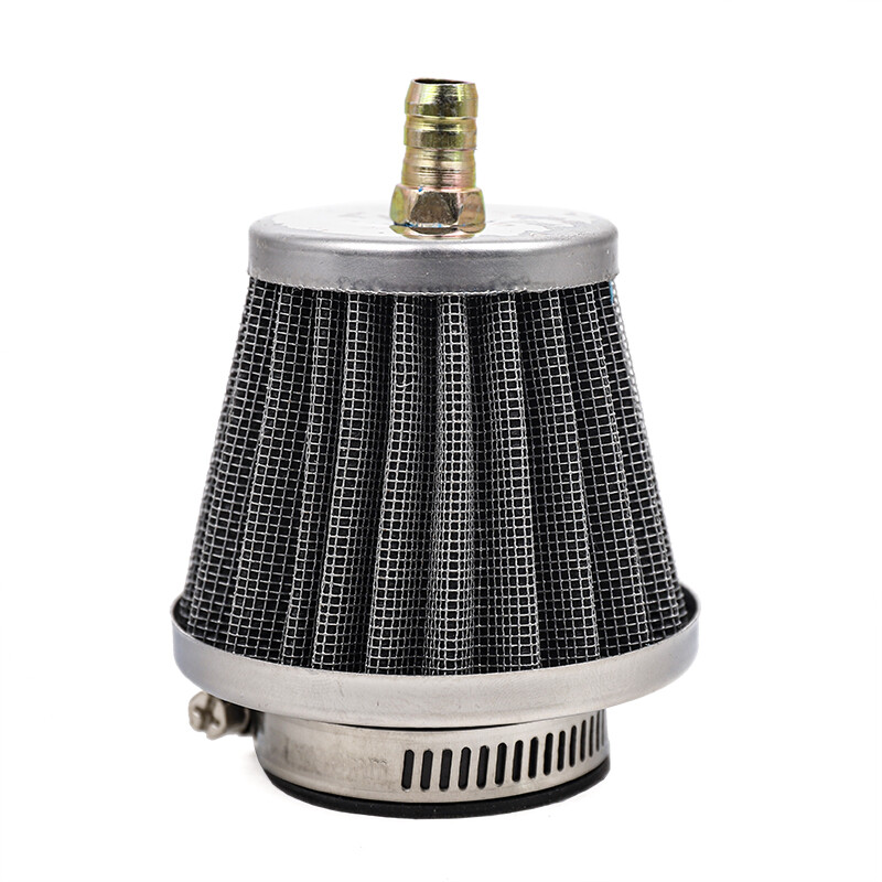 Δευτερεύουσα παροχή αέρα μοτοσικλέτας με ακροφύσιο φίλτρο αέρα καθαρότερο φίλτρο αναπνοής για GY6 Scooter 50-250cc ATV Quad Pit Dirt Bike