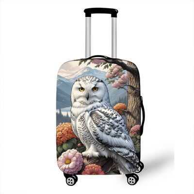 nakts mēness pūces apdruka bagāžas pārsegs ceļojumiem elastīgais čemodāna pārvalki pretputekļu ratiņu futrāļa aizsargpārvalks