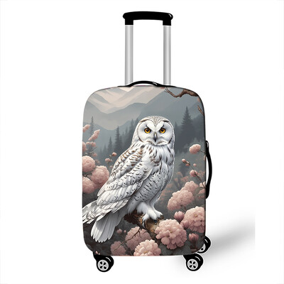 nakts mēness pūces apdruka bagāžas pārsegs ceļojumiem elastīgais čemodāna pārvalki pretputekļu ratiņu futrāļa aizsargpārvalks