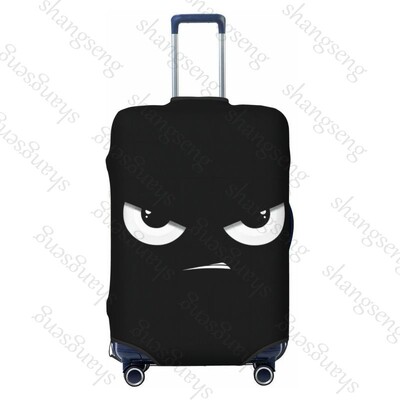 Husă pentru bagaje de călătorie cu expresie de animal amuzant, cu elastic, pentru valiză, pentru cărucior