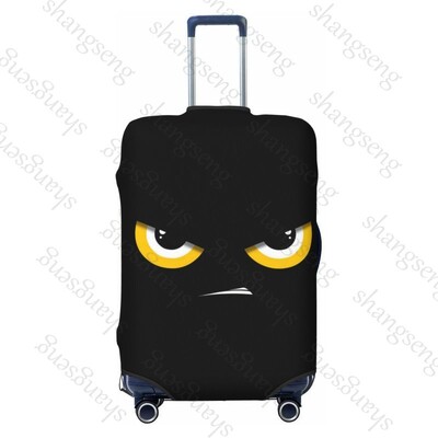 Husă pentru bagaje de călătorie cu expresie de animal amuzant, cu elastic, pentru valiză, pentru cărucior