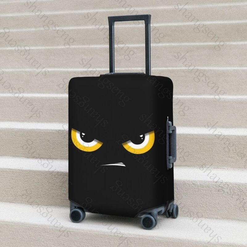 Husă pentru bagaje de călătorie cu expresie de animal amuzant, cu elastic, pentru valiză, pentru cărucior